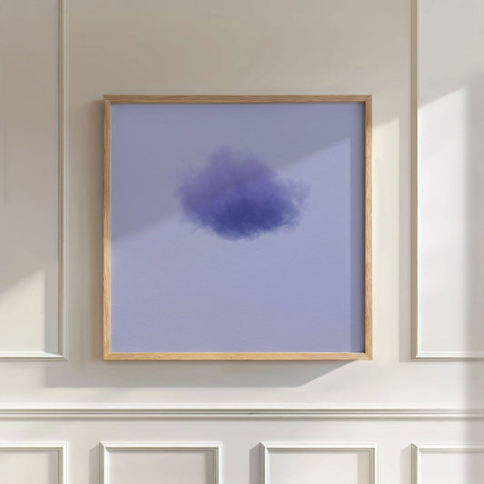 Colorful Cloud · Purple, Wall Art, Square