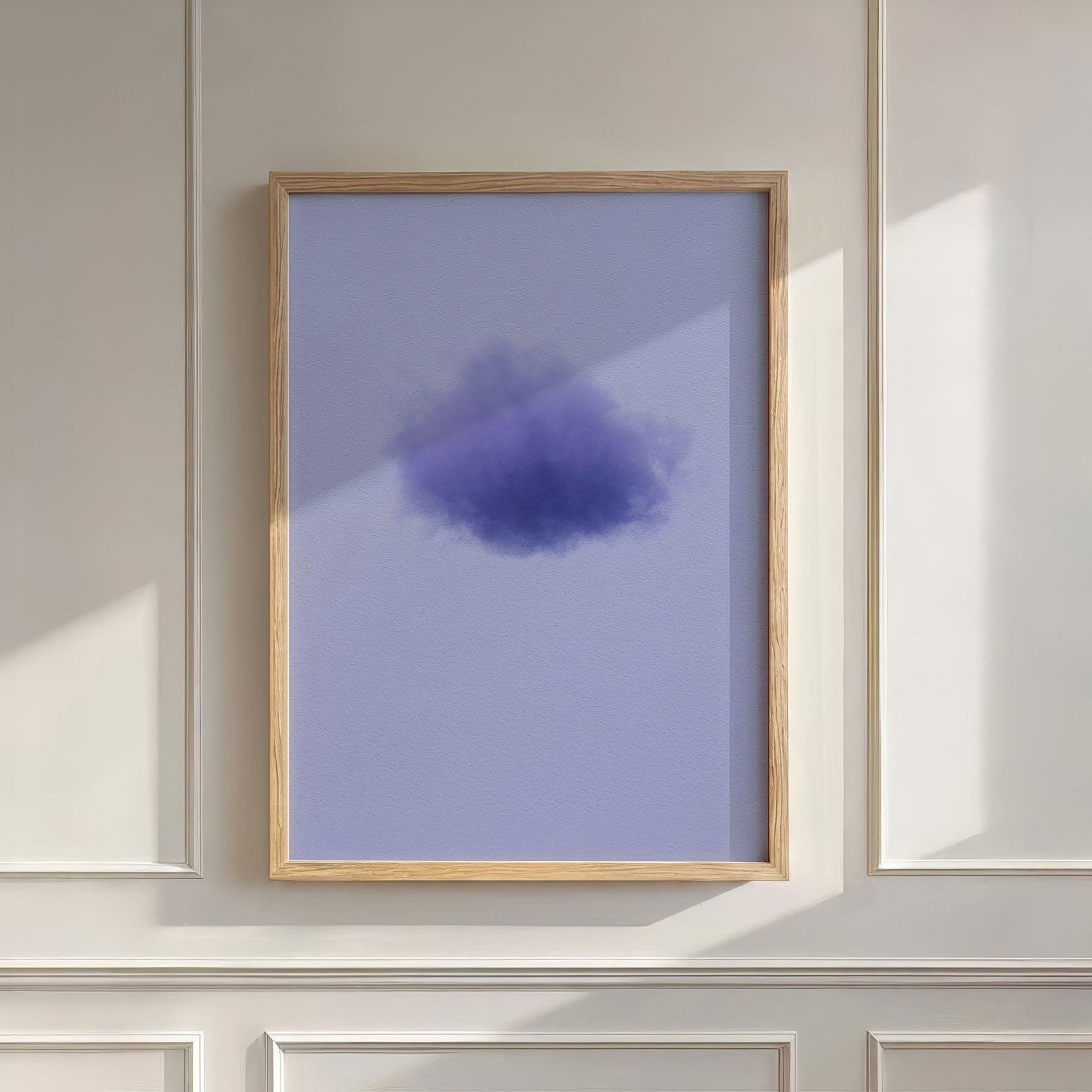 Colorful Cloud · Purple, Wall Art, Vertical