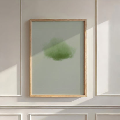Colorful Cloud · Sage Green, Wall Art, Vertical