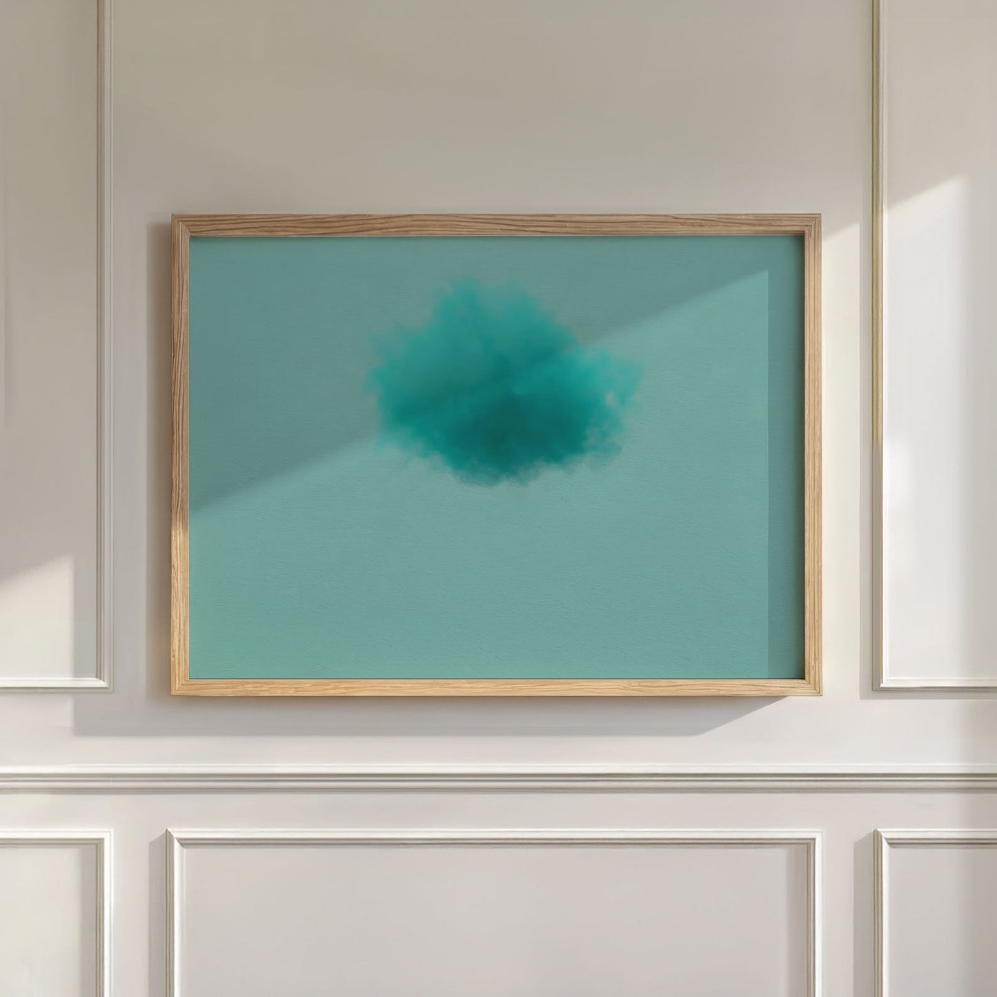 Colorful Cloud · Tiffany Blue, Wall Art, Horizontal