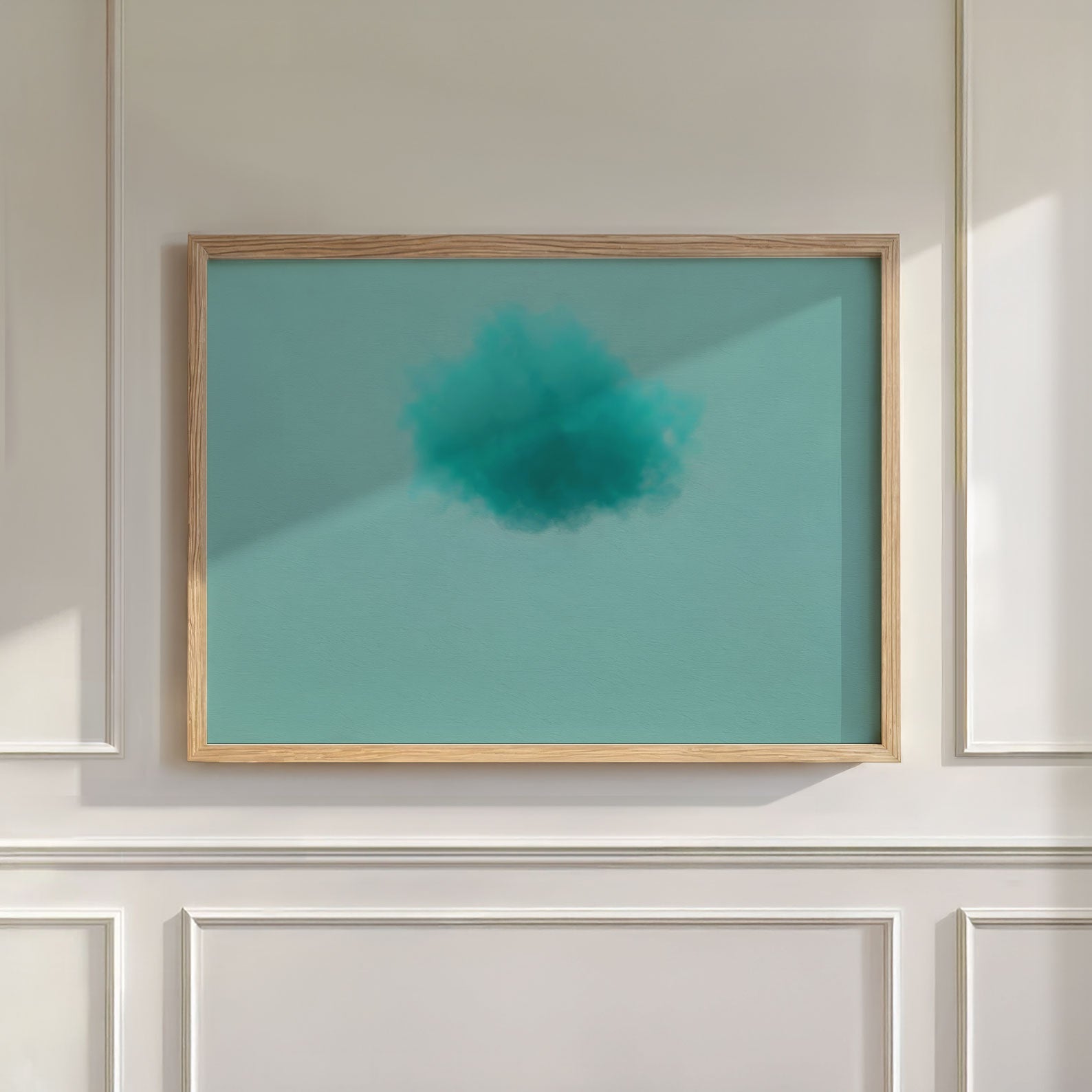 Colorful Cloud · Tiffany Blue, Wall Art, Horizontal
