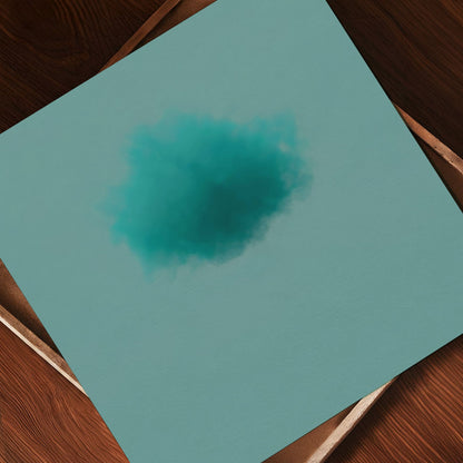 Art Print Showcase Of Colorful Cloud · Tiffany Blue, Square