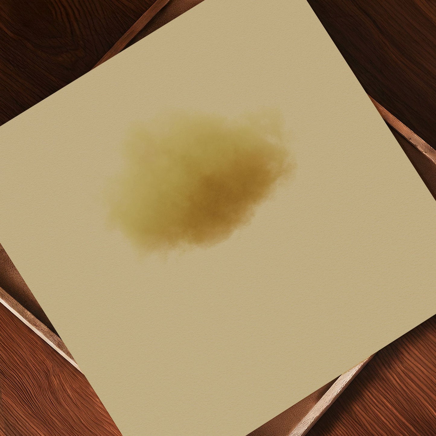 Art Print Showcase Of Colorful Cloud · Yellow, Square