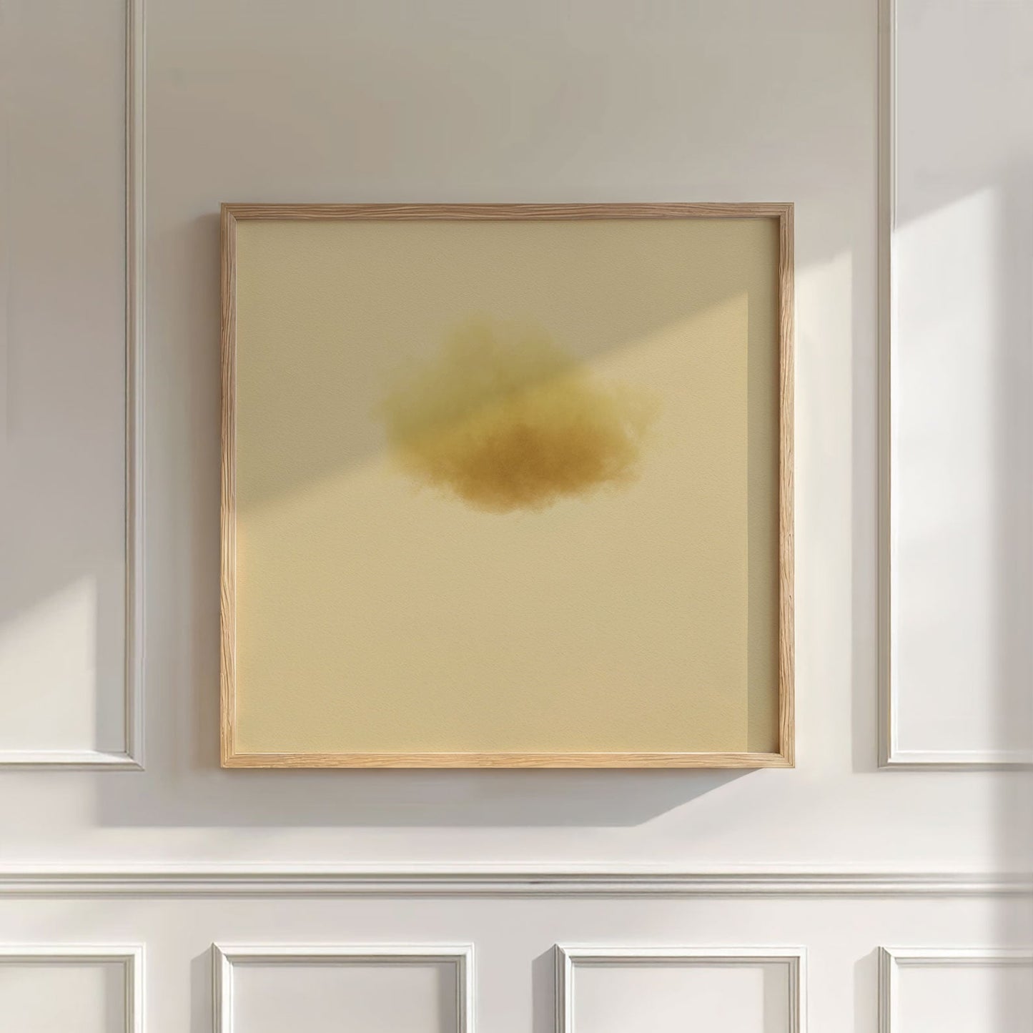 Colorful Cloud · Yellow, Wall Art, Square