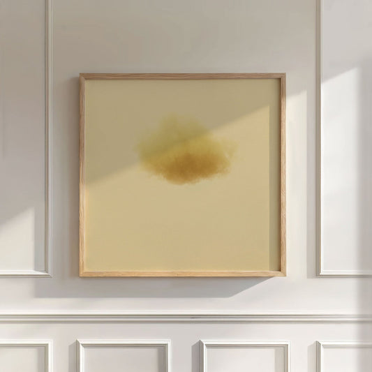 Colorful Cloud · Yellow, Wall Art, Square