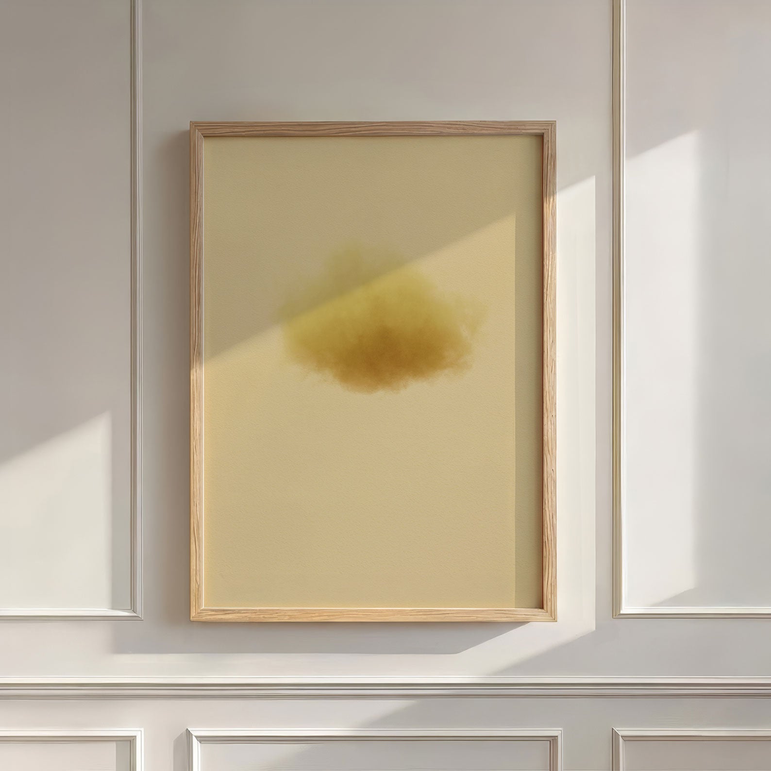 Colorful Cloud · Yellow, Wall Art, Vertical