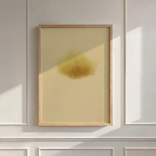 Colorful Cloud · Yellow, Wall Art, Vertical