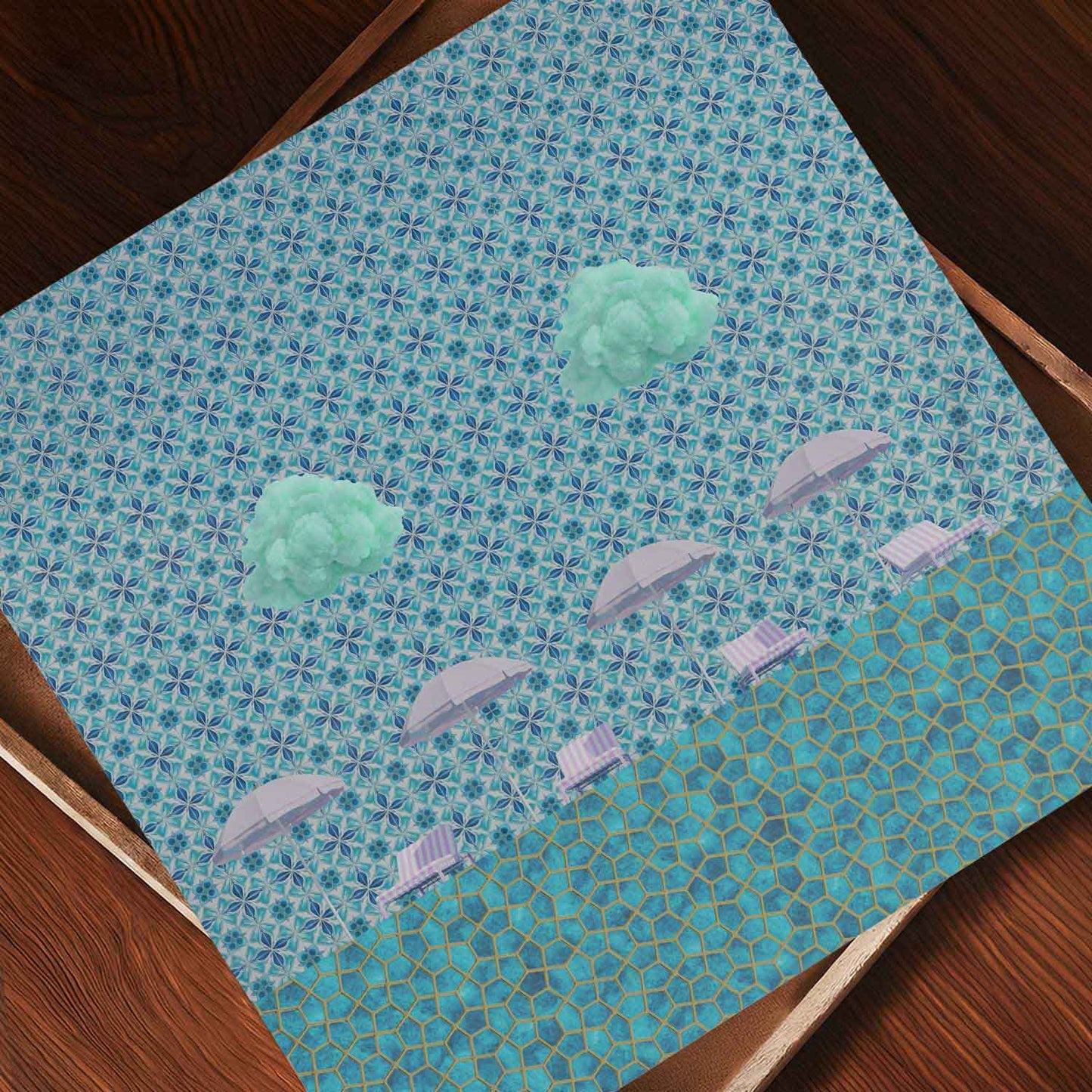 Cool Summer, Square, Art Print