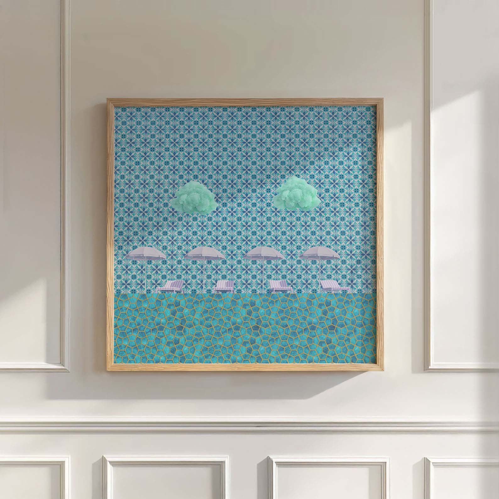 Cool Summer, Square, Wall Art