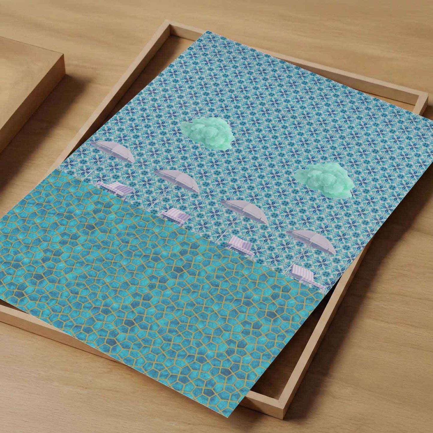 Cool Summer, Vertical, Art Print