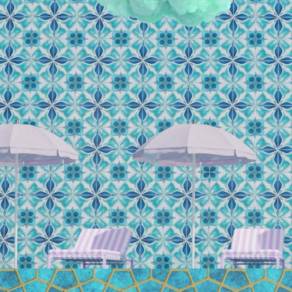 Extreme Close Up Detail Of Cool Summer