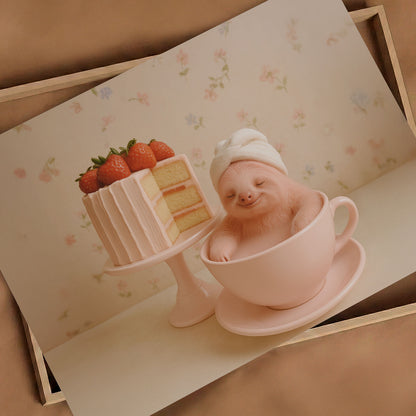 Cozy Tea Time II, Horizontal, Art Print