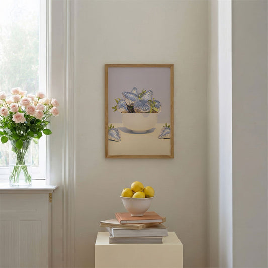 Disco Berry Bowl II, Vertical, Framed Art