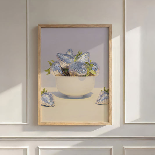 Disco Berry Bowl II, Vertical, Wall Art