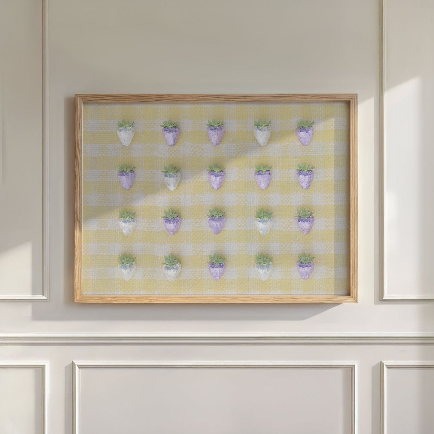 Disco Berry Grid II, Horizontal, Wall Art