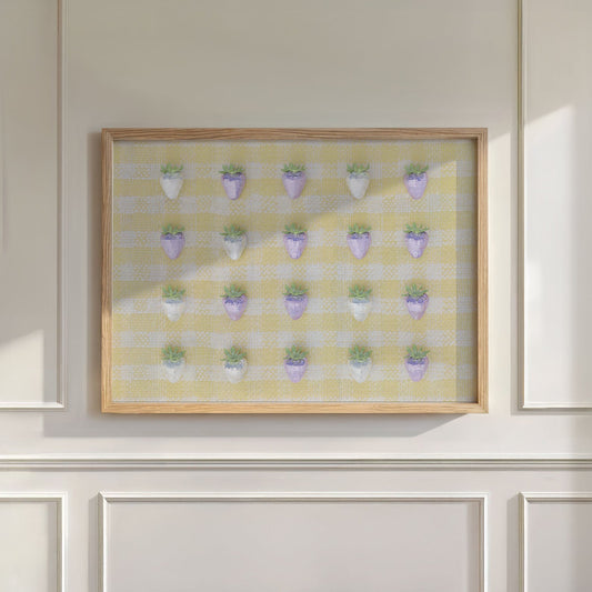 Disco Berry Grid II, Horizontal, Wall Art