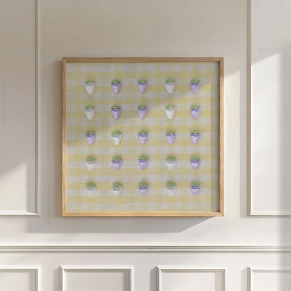 Disco Berry Grid II, Square, Wall Art