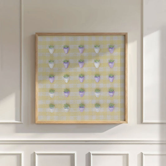 Disco Berry Grid II, Square, Wall Art