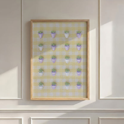 Disco Berry Grid II, Vertical, Wall Art