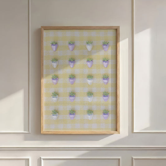 Disco Berry Grid II, Vertical, Wall Art