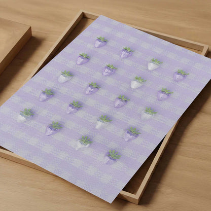 Disco Berry Grid, Vertical, Art Print