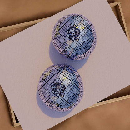Disco Blueberries II, Horizontal, Art Print