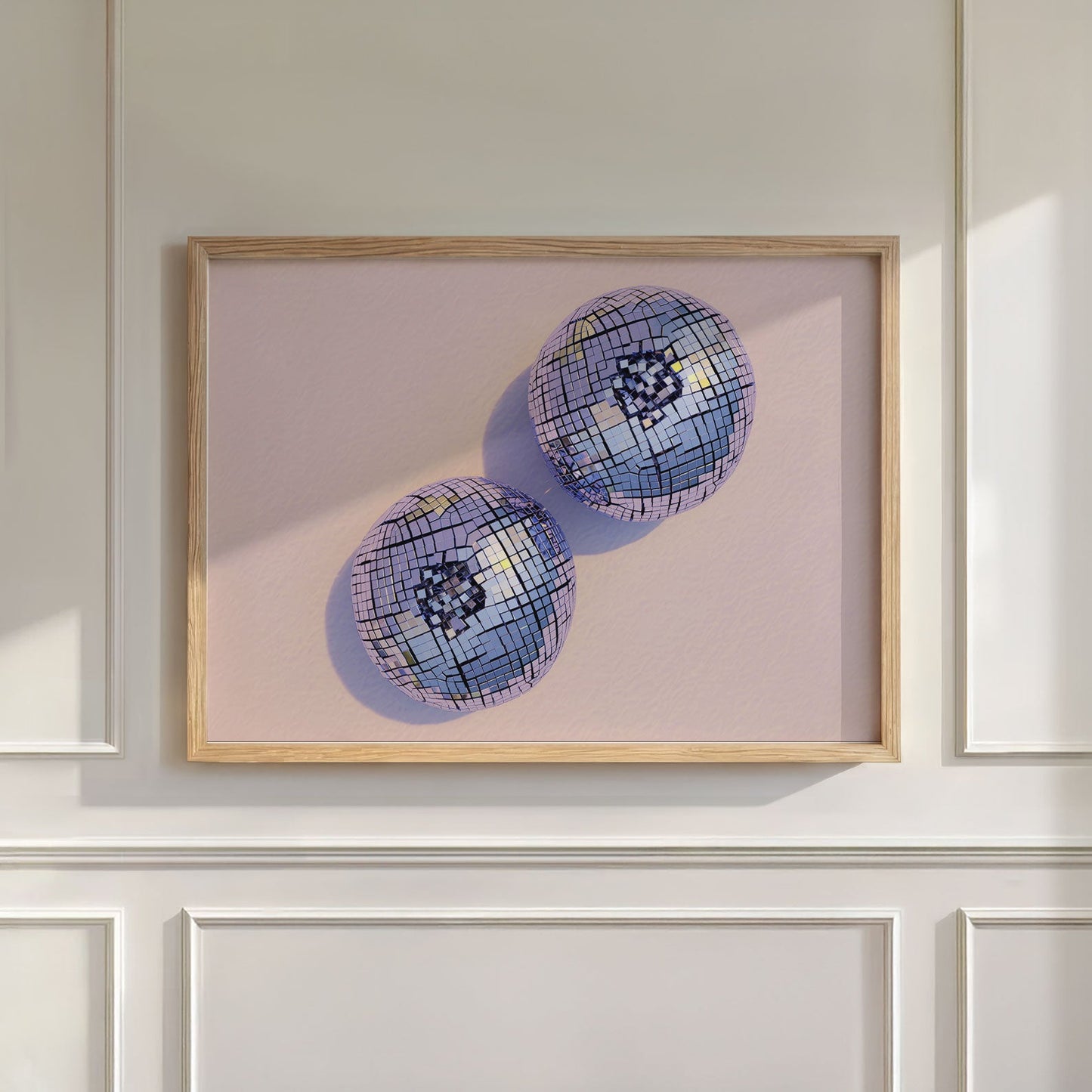 Disco Blueberries II, Horizontal, Wall Art