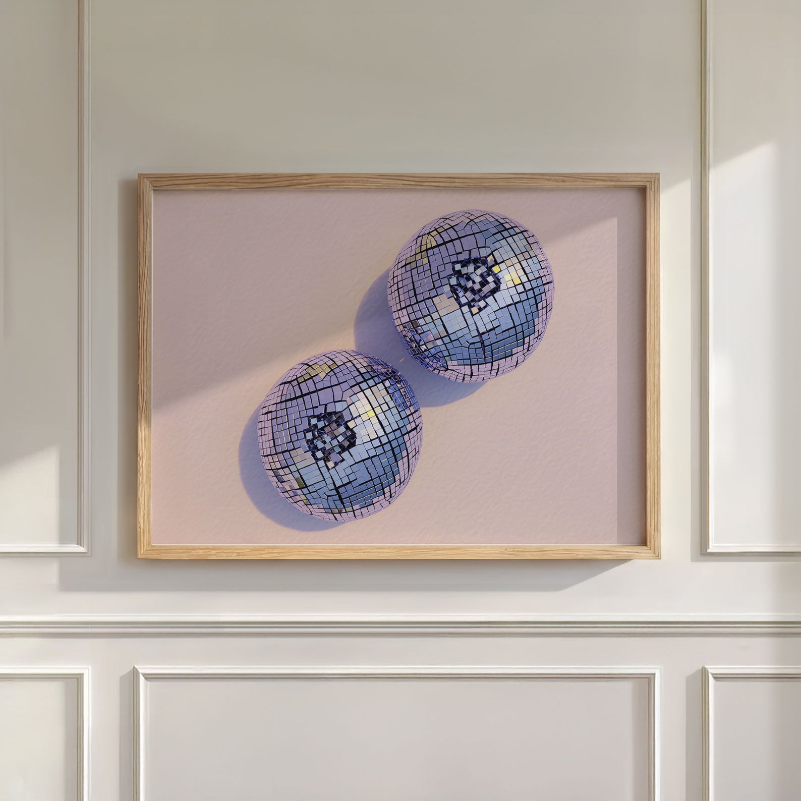 Disco Blueberries II, Horizontal, Wall Art