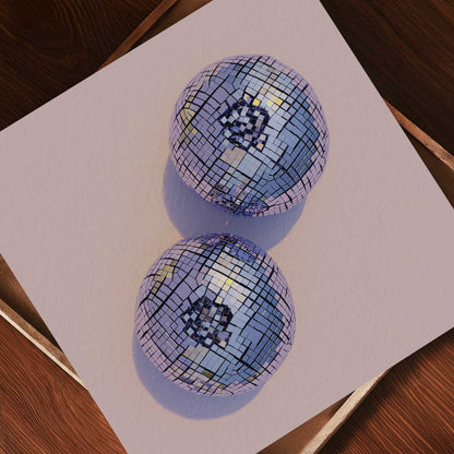 Disco Blueberries II, Square, Art Print