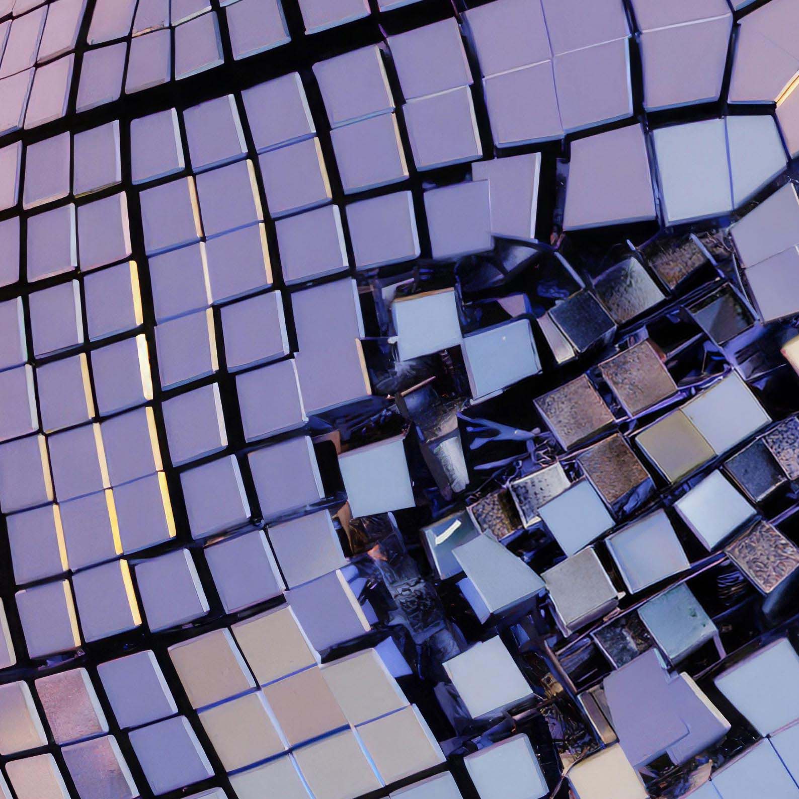 Extreme Close Up Detail Of Disco Blueberries II
