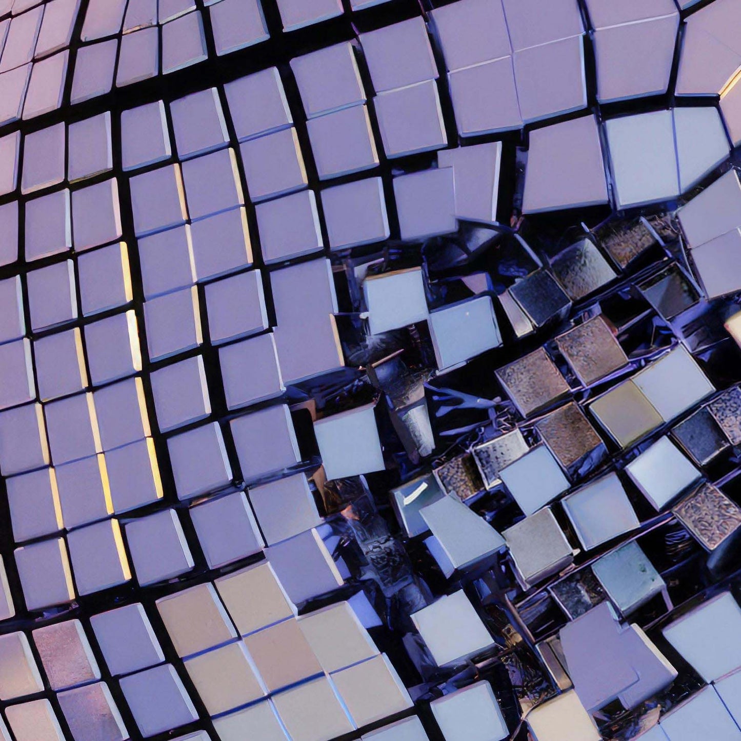 Extreme Close Up Detail Of Disco Blueberries II