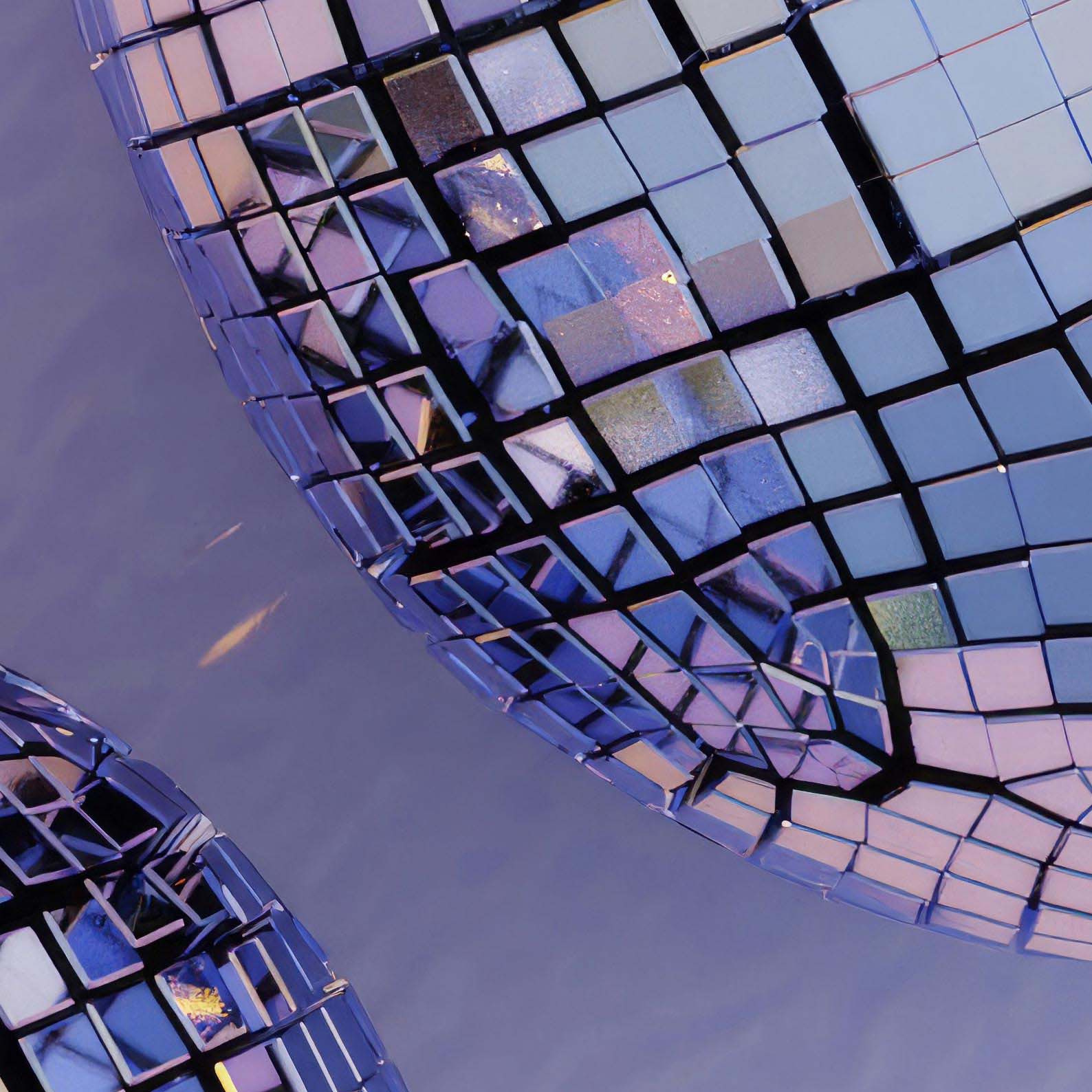 High Resolution Art Texture Of Disco Blueberries II