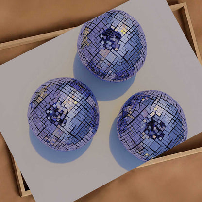 Disco Blueberries I, Horizontal, Art Print