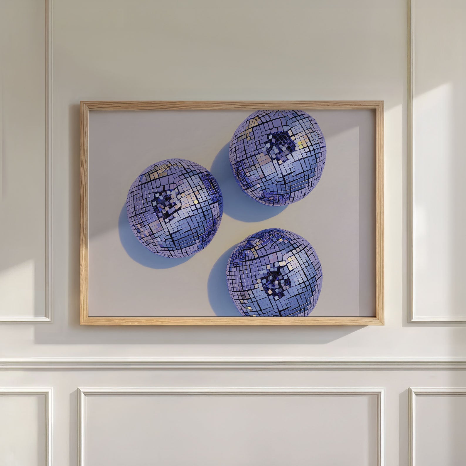 Disco Blueberries I, Horizontal, Wall Art