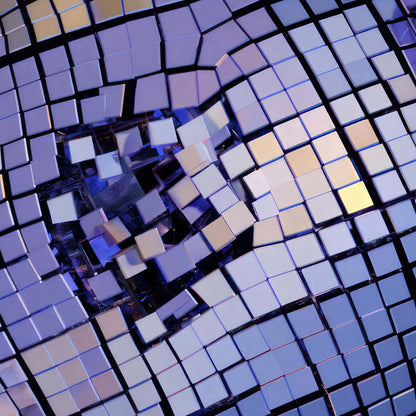 High Resolution Art Texture Of Disco Blueberries I
