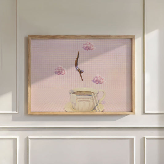 Dive Into Pink Paradise, Horizontal, Wall Art
