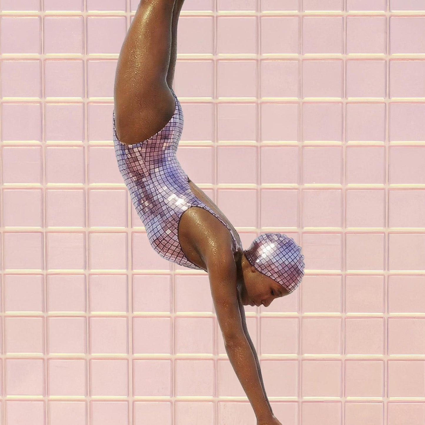 Extreme Close Up Detail Of Dive Into Pink Paradise