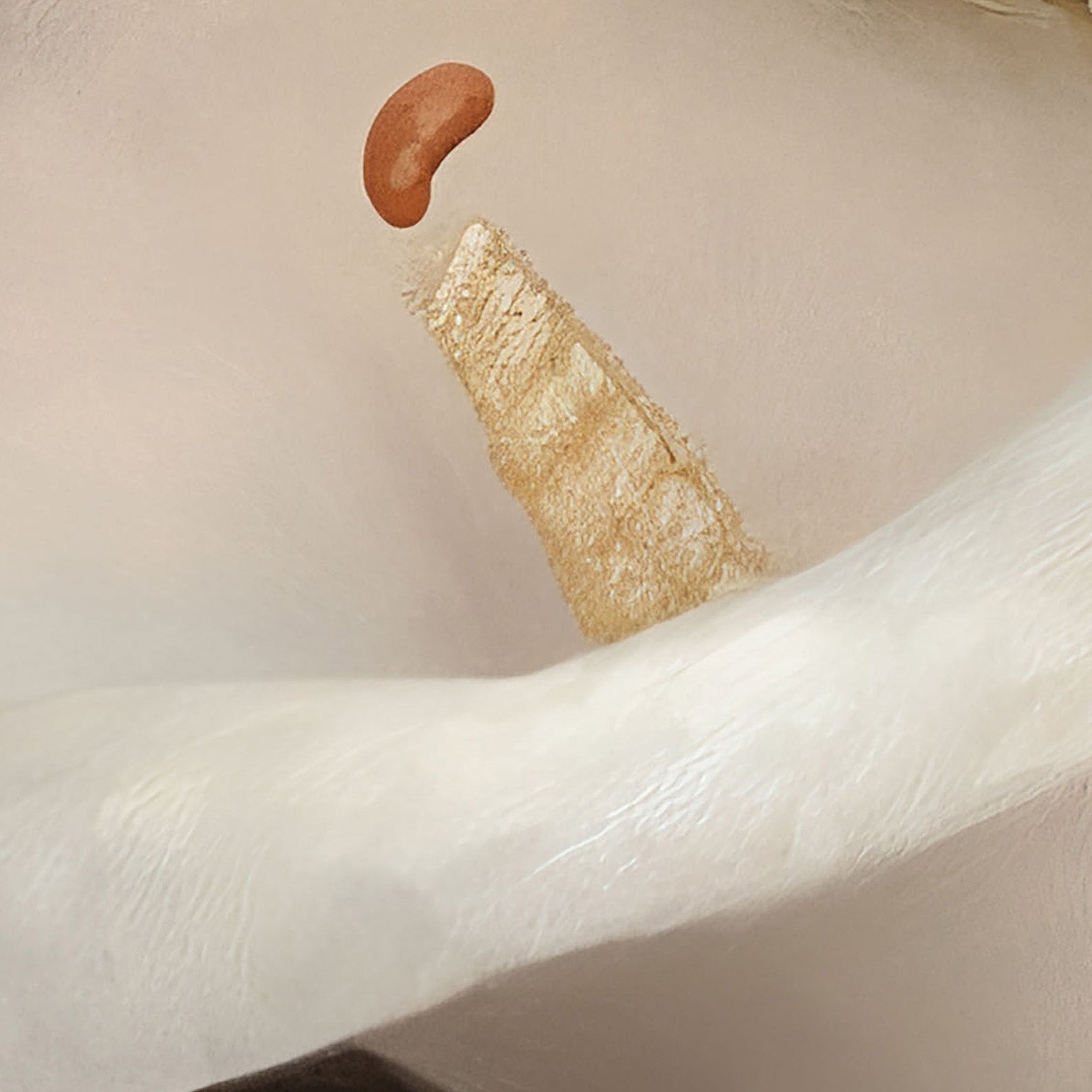 High Resolution Art Texture Of Dreaming Forest Nymph In Floral Bloom I, Vertical