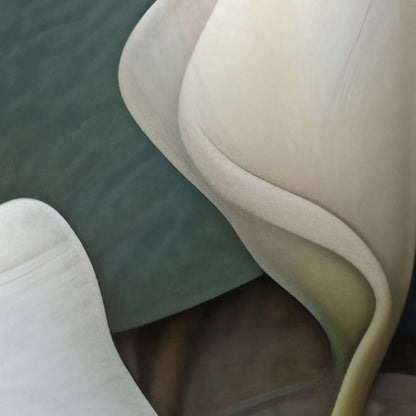 High Resolution Art Texture Of Dreaming Forest Nymph In Floral Bloom II, Vertical