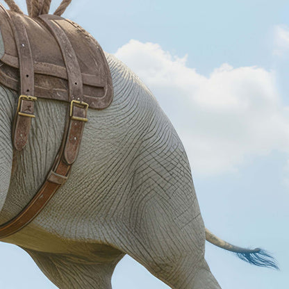 High Resolution Art Texture Of Elephant Flight