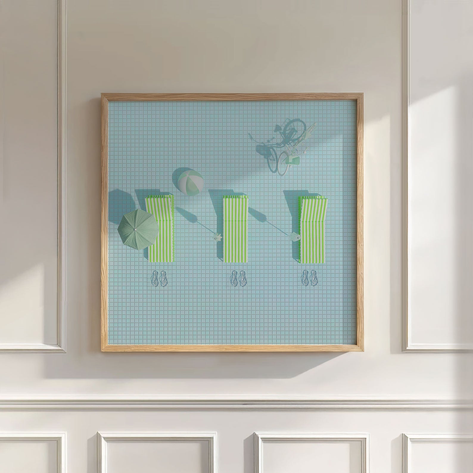 Endless Summer, Square, Wall Art