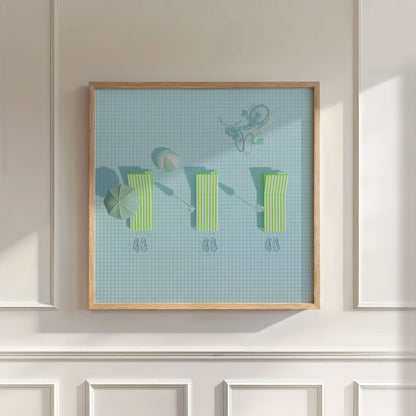 Endless Summer, Square, Wall Art