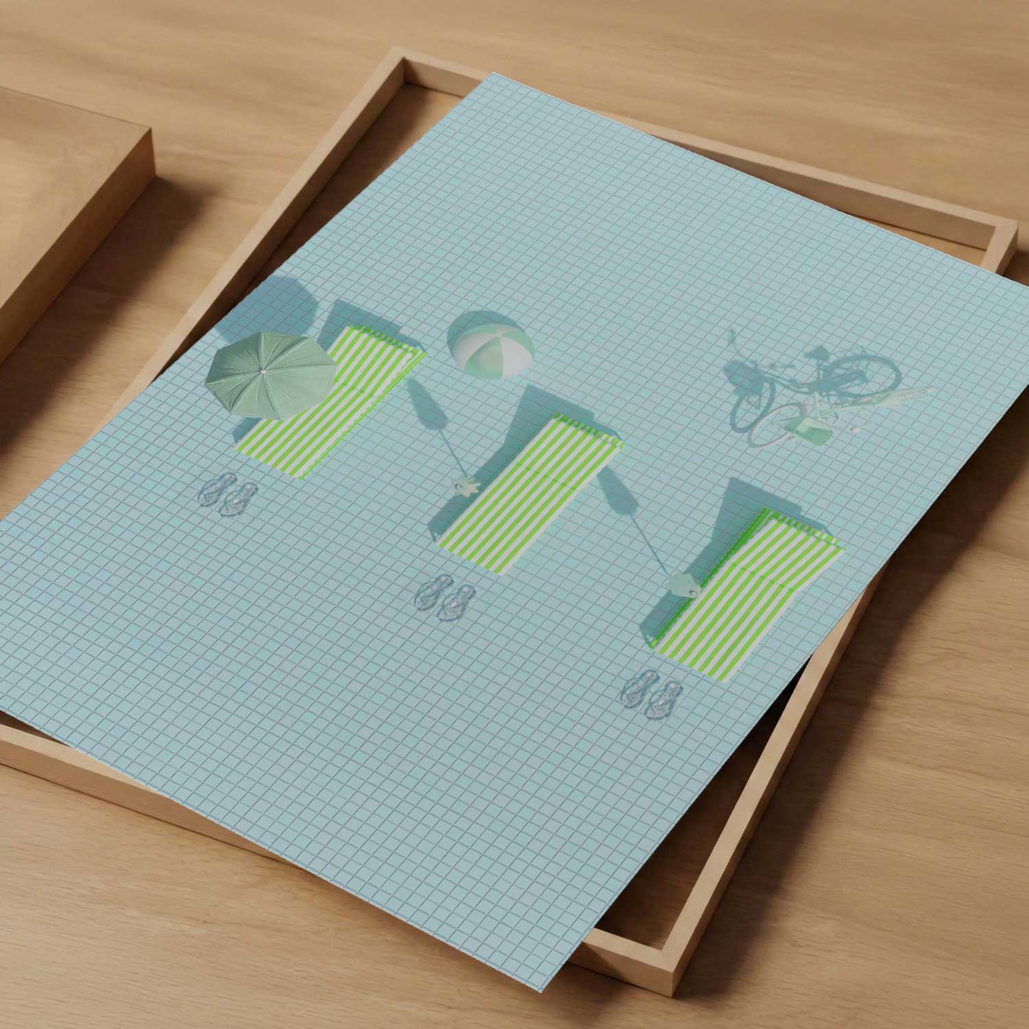 Endless Summer, Vertical, Art Print