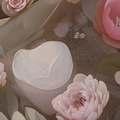 High Definition Print Quality Detail Of Ethereal Fairy Sleeping In Floral Shell I, Vertical