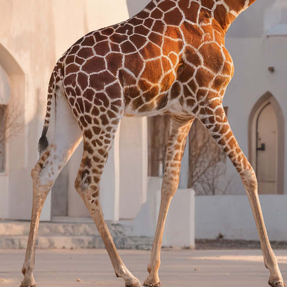 High Resolution Art Texture Of Exotic Giraffes