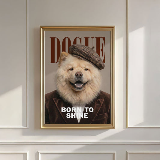 Fashion Chow Chow, Vertical, Wall Art