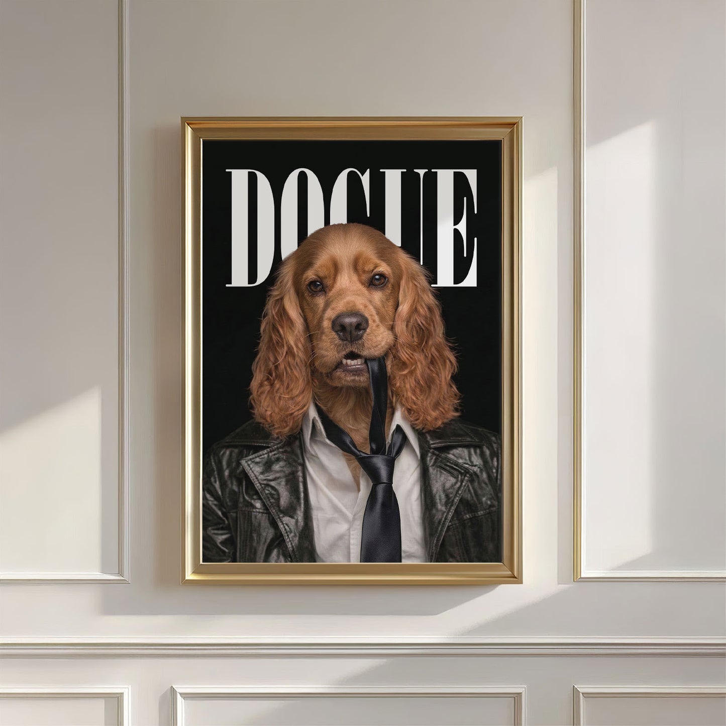 Fashion Cocker Spaniel N, Vertical, Wall Art