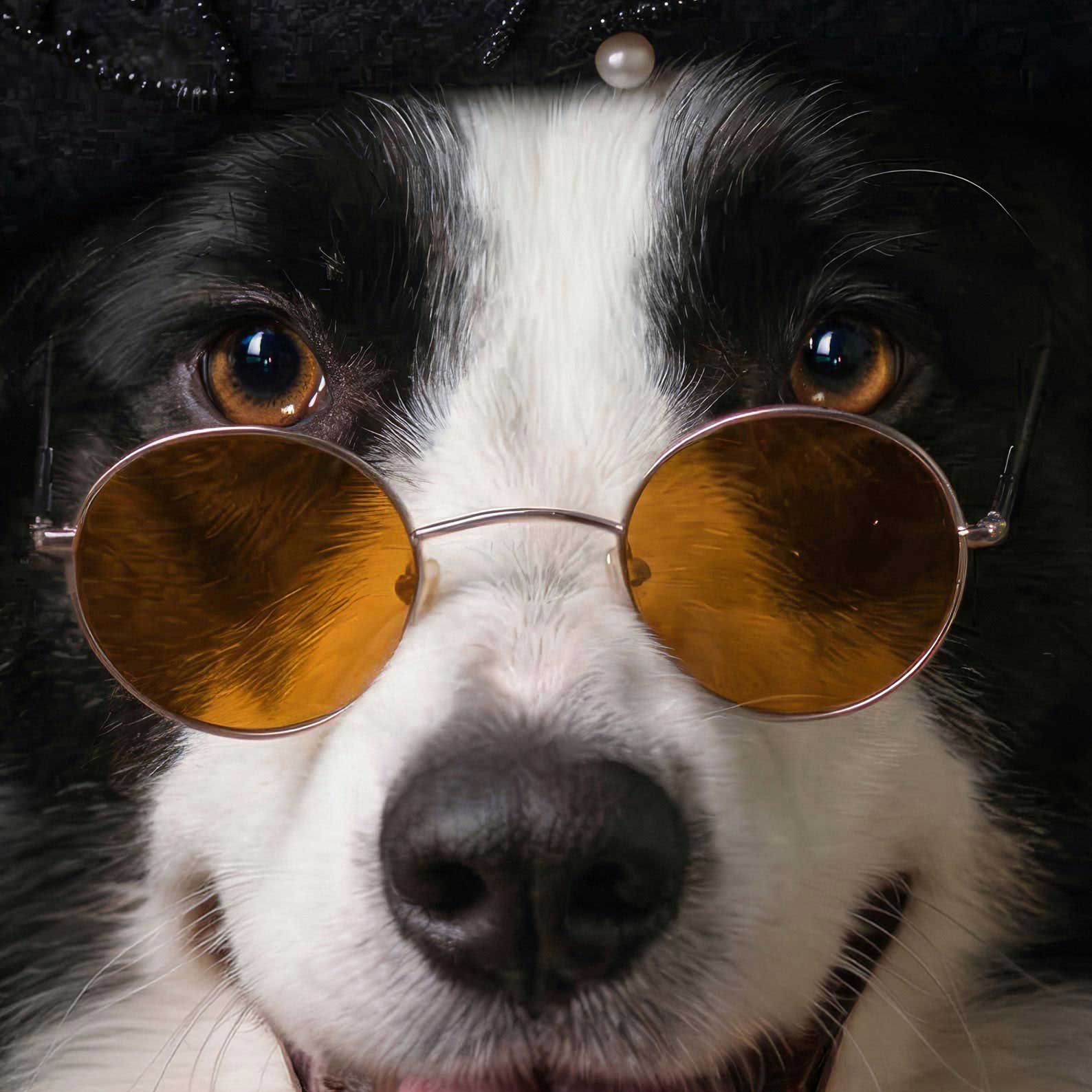 Extreme Close Up Detail Of Fashion Collie II