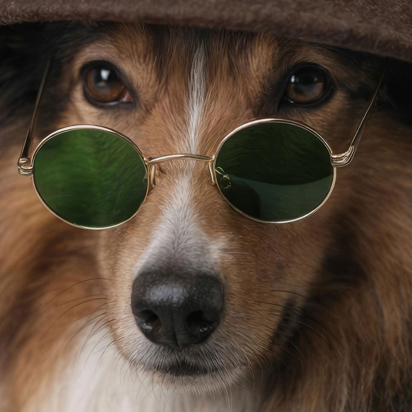 Extreme Close Up Detail Of Fashion Collie I