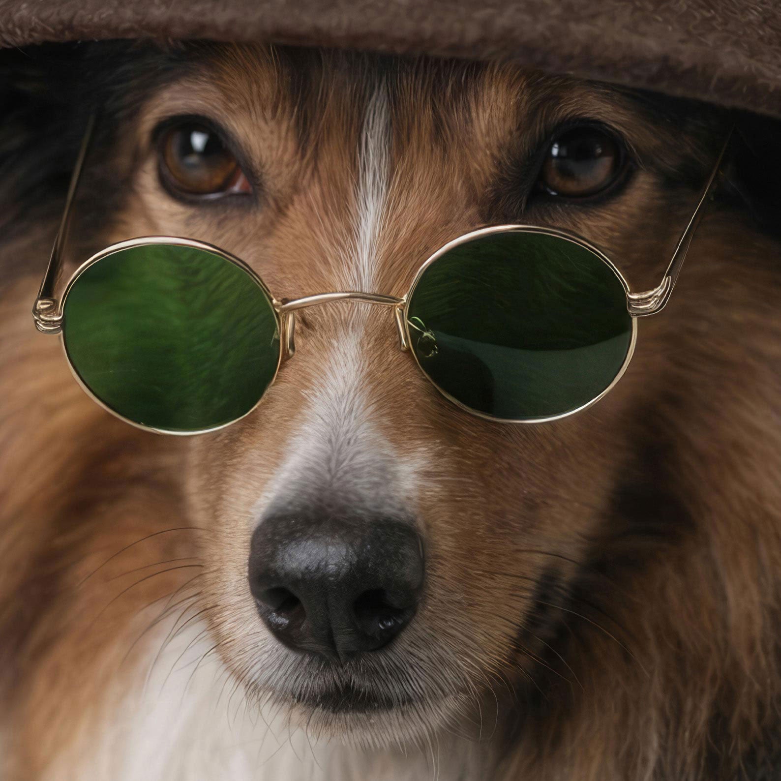 Extreme Close Up Detail Of Fashion Collie I